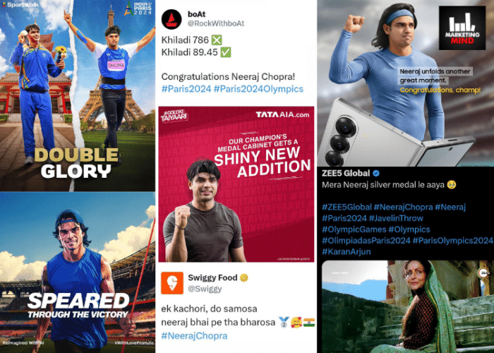 From Samsung To Cadbury, Brands Celebrate Neeraj Chopra's Silver Medal Clinch At Paris Olympics 2024