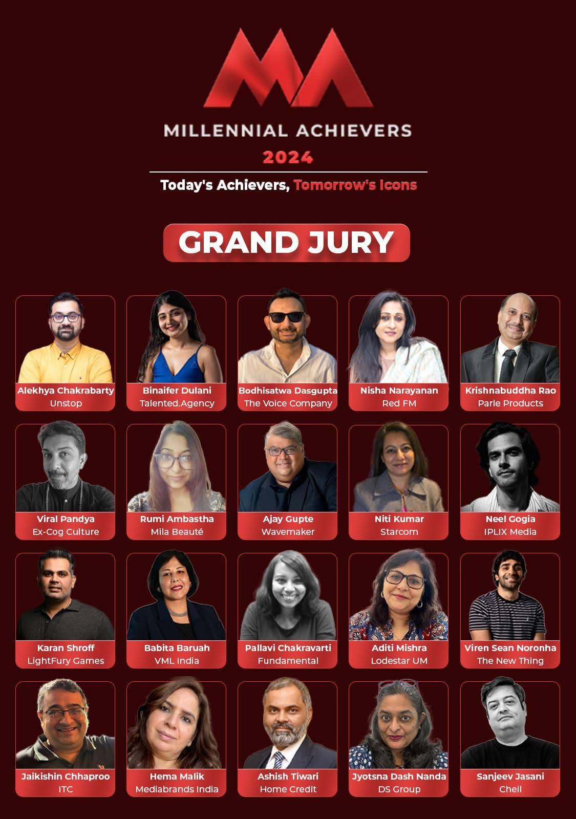 Millennial Achievers 2024 winners