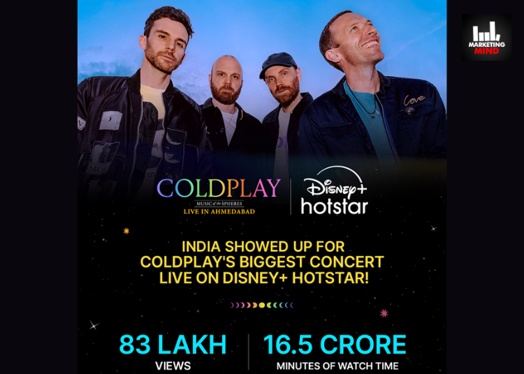 Coldplay Livestream On Disney+ Hotstar Records 83 Lakh Views & 16.5 Crore Minutes Of Watch Time