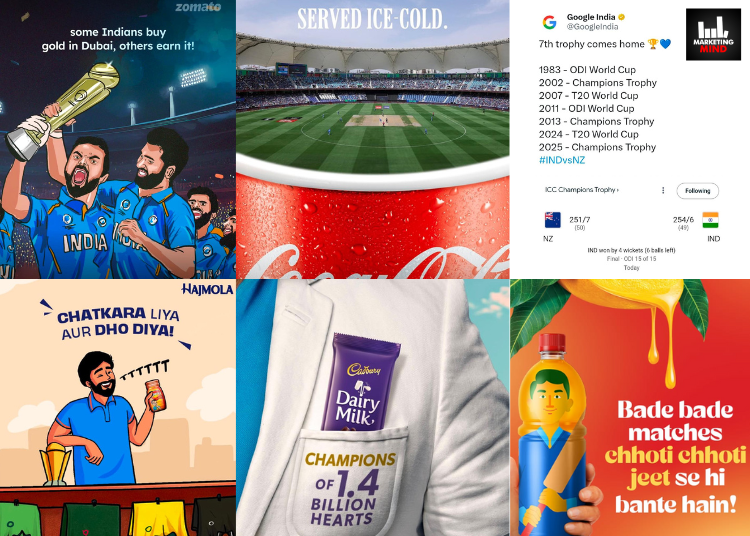 Coca-Cola, Google, Zomato & More: How Brands Rode The Wave Of India’s ICC Champions Trophy Win