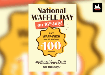 The Belgian Waffle Co, National Waffle Day, Ankit Patel Belgian Waffle Co, Vrushali Parab Belgian Waffle Co, Waff-wich offer, Rs 100 waffle offer, Waffle Day India, WhatsYourDrill campaign, Belgian Waffle Co 10 years, Indian dessert brand