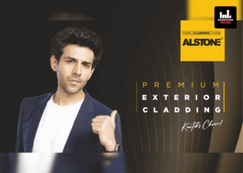 Alstone, Kartik Aaryan, Sumit Gupta, Pankaj Malhotra, Alstone cladding solutions, Alstone TVC, Think Cladding Think Alstone, building materials India, architectural design, premium cladding, home design solutions Alstone Unveils New TVC Featuring Kartik Aaryan To Spotlight Cladding Solutions