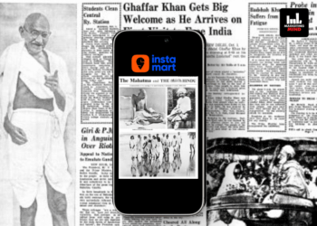 Instamart Delivers The Hindu 1969 Edition Marking Mahatma Gandhi’s 100th Birth Anniversary