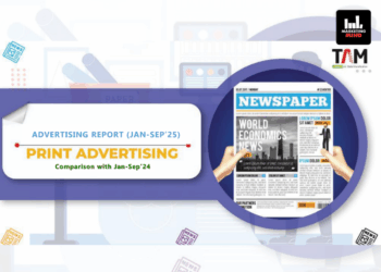 Print Ad Space Sees 3% Growth In Jan–Sep 2025 :TAM AdEx