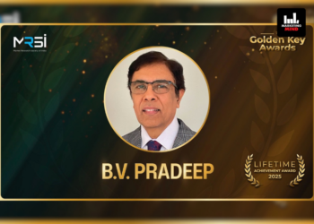 MRSI To Honour B.V. Pradeep With Lifetime Achievement Award At 7th Golden Key Awards